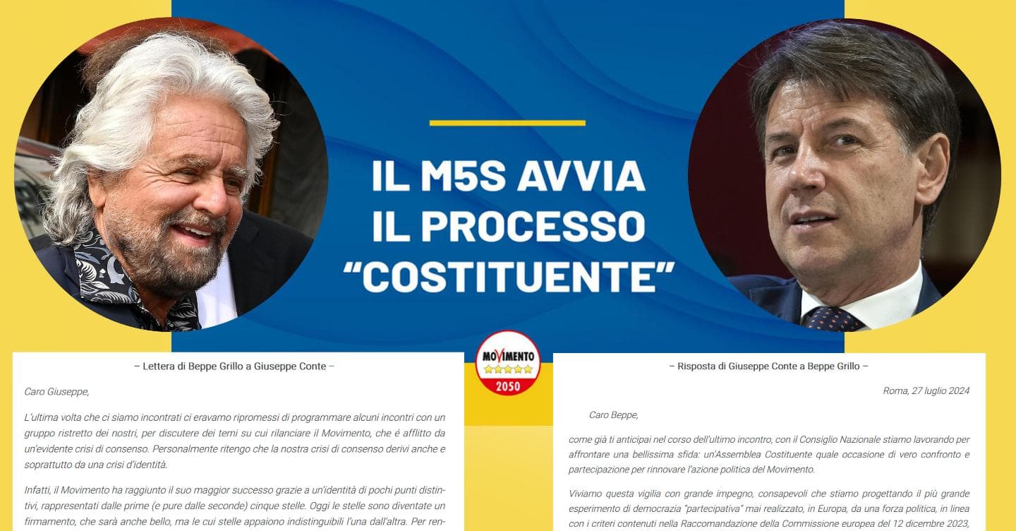 Scontro Grillo-Conte sul futuro del M5s. Il garante: Costituente? Sono io il custode dei valori. Il leader: sia nostra comunità a decidere