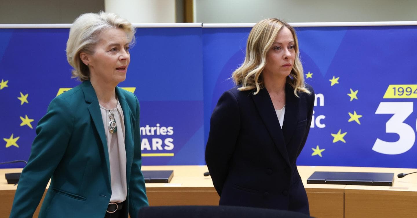 Meloni chiede garanzie a von der Leyen per i voti italiani nelle nomine Ue, ecco quali